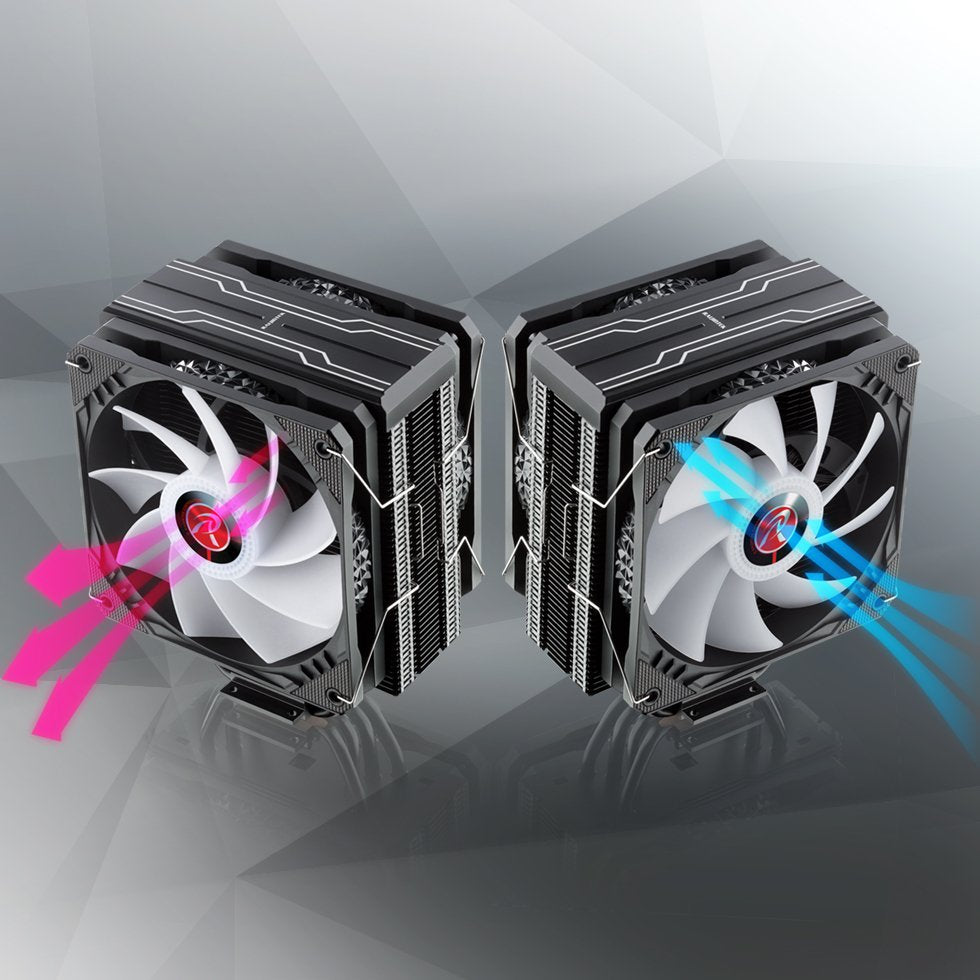Enfriador De Cpu Raijintek Eleos 12 Duo Rbw 0r10b00221