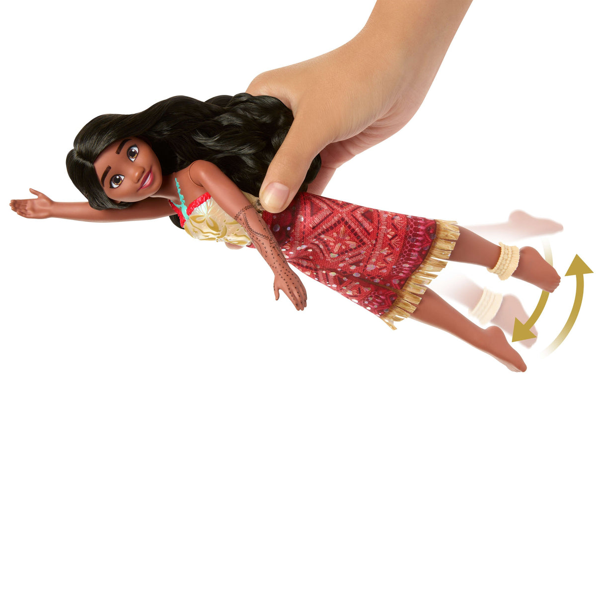 Mattel Disney Vaiana 2 Floating Tautai Vaiana Fashion Muñeca Con 2 Accesorios Y El Cambio De Color Jff09