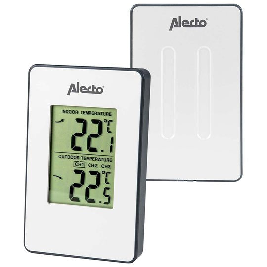 Alecto Ws-1050 Wetterstation Mit Funksensor Weiss