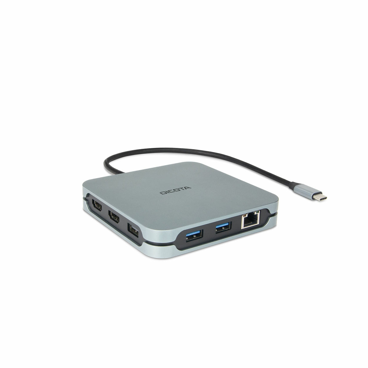 EAN 7640239421349 - DICOTA D32057 hub de interfaz USB Tipo C 10000 Mbit/s Plata imagen 1