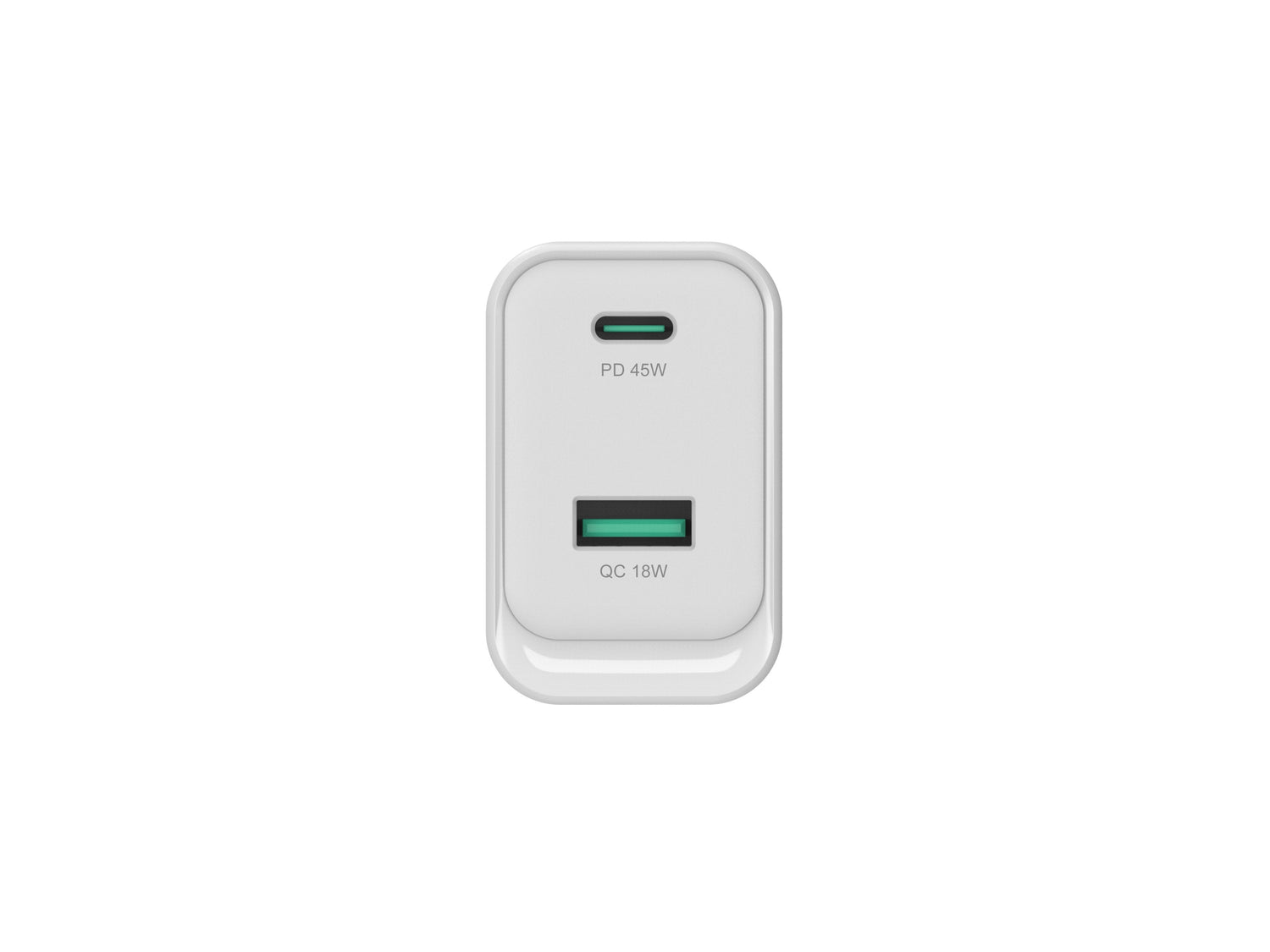 Cargador De Pared Quick Charge 3.0 Pd  Pps 1 Puerto Usb-C 1 Puerto Usb-A Conceptronic Althea 45w