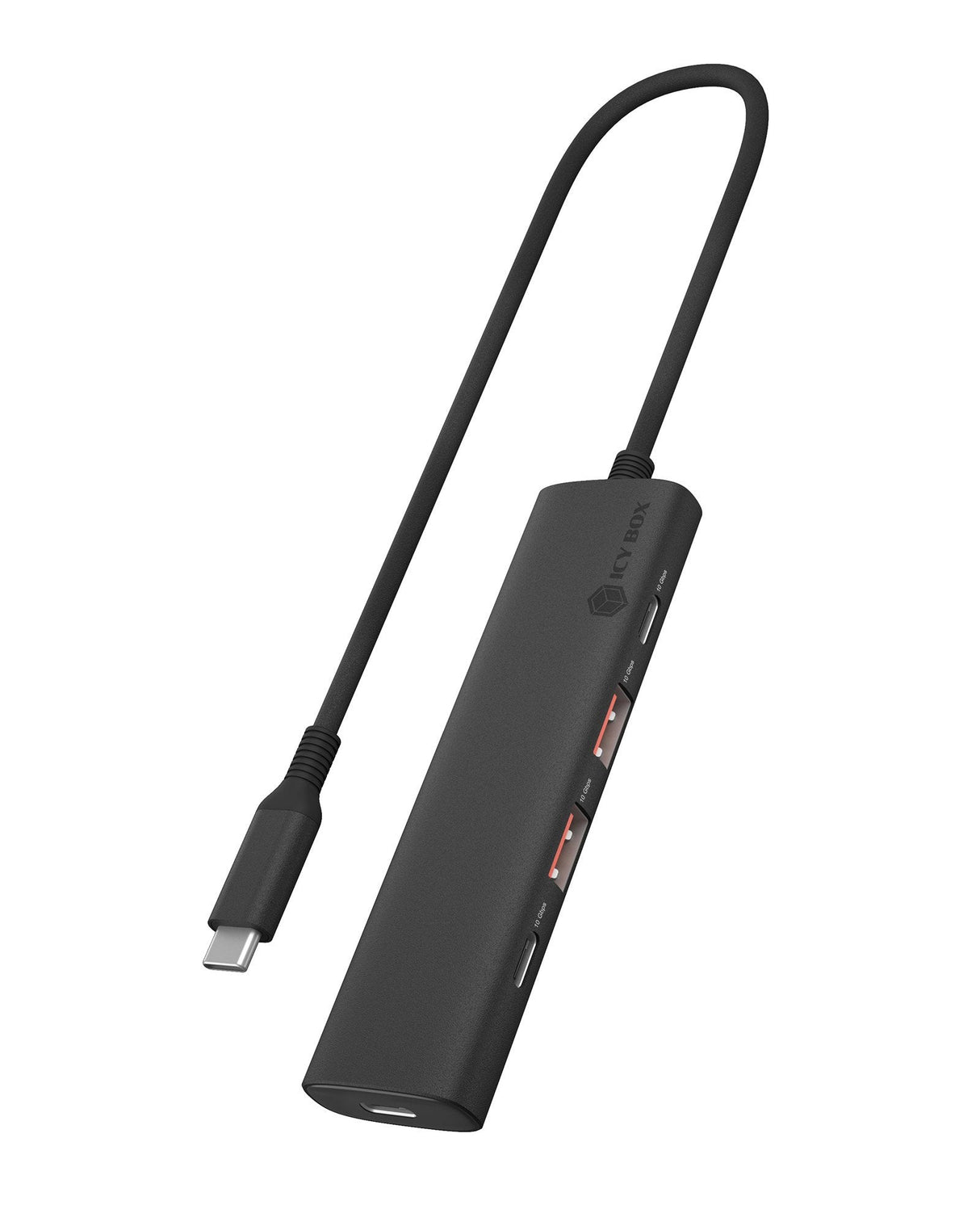 EAN 4250078174981 - ICY BOX IB-HUB1437-CPD Alámbrico USB 3.2 Gen 2 (3.1 Gen 2) Type-C Negro imagen 1