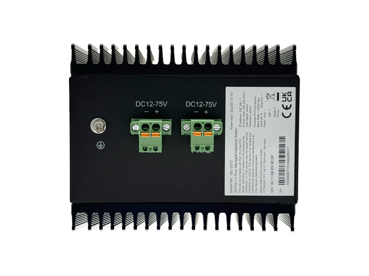 EAN 4015867239278 - LevelOne IGU-2072 switch Gestionado L2+ Gigabit Ethernet (10/100/1000) Negro imagen 3