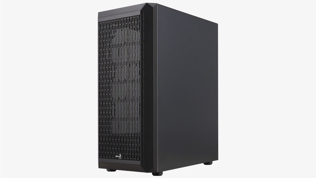 Caja Pc Aerocool Beam-G-Bk-V1 Midi-Tower, Tempered Glass Microatx/Atx/Miniitx