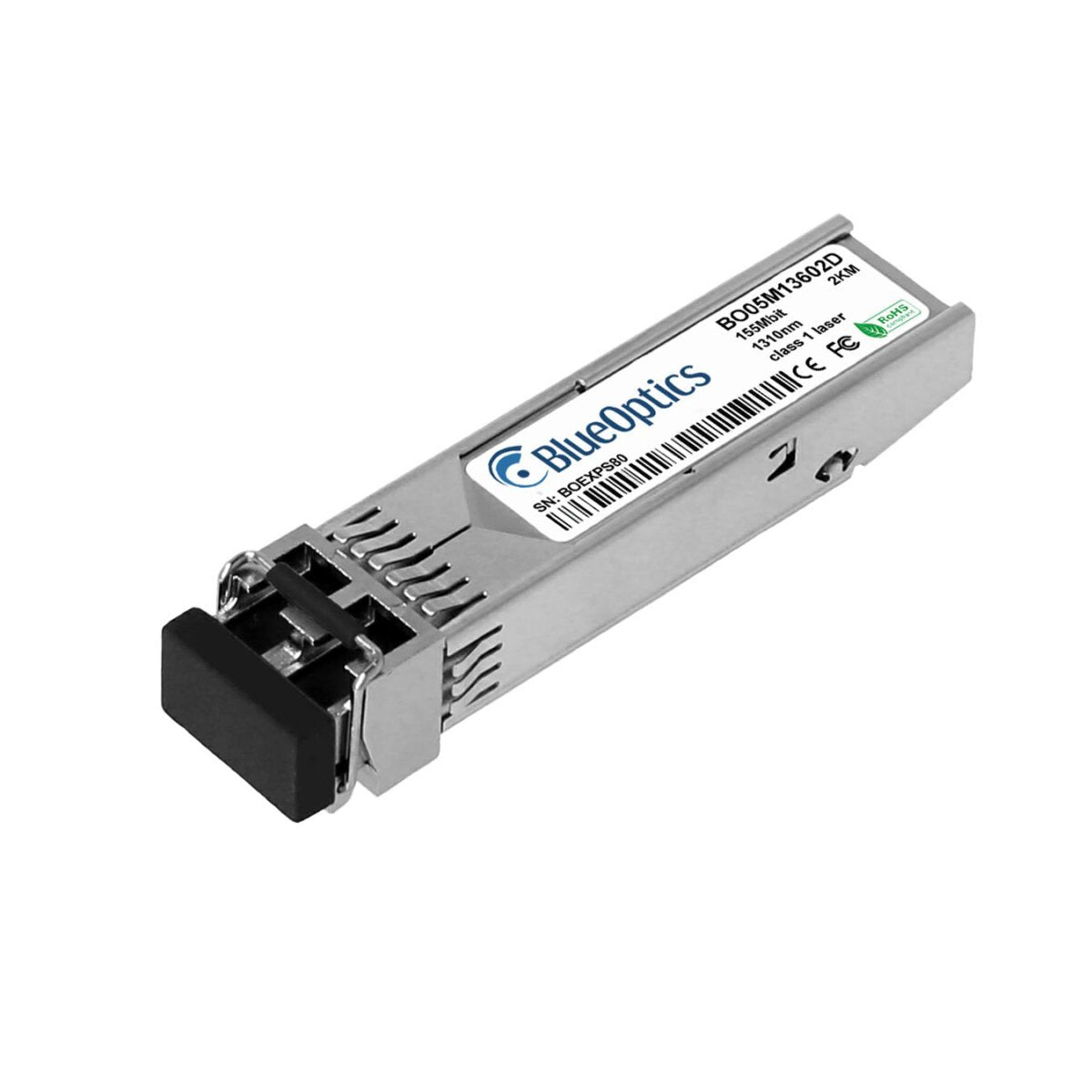 Blueoptics Hpe X111 J9054b Blueoptics Bo05m13602d Sfp Transceiver, 100base-Fx, Multimode Fiber, 1310nm, 2km, Sgmii, Gigabit Port Compatible