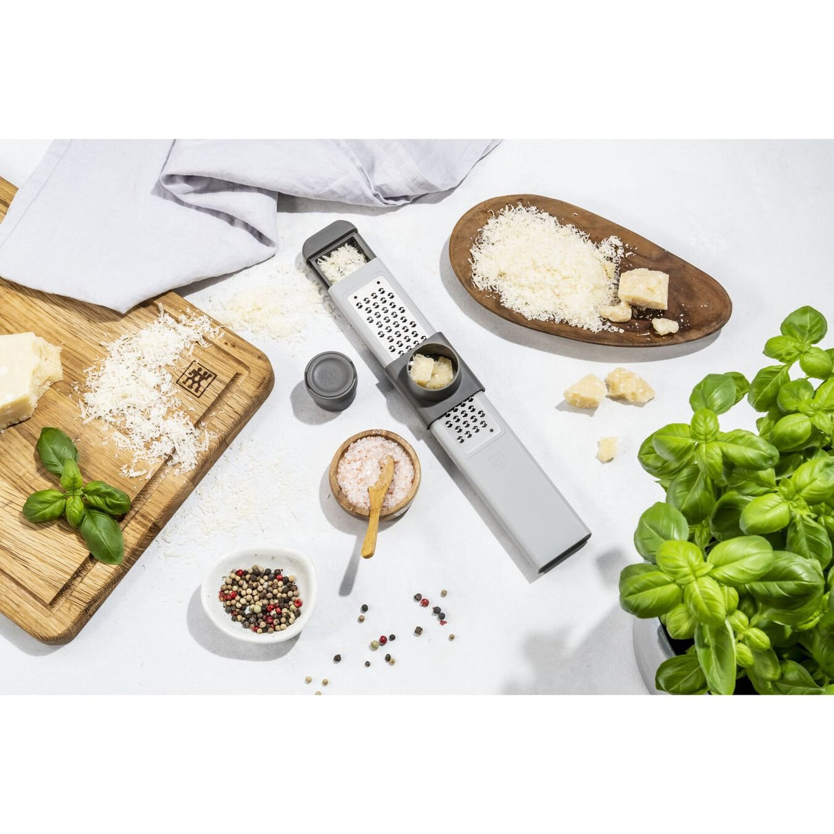 EAN 4009839641183 - ZWILLING 36610-002-0 cortador de verduras en espiral o rallador manual Rallador plano Gris imagen 4