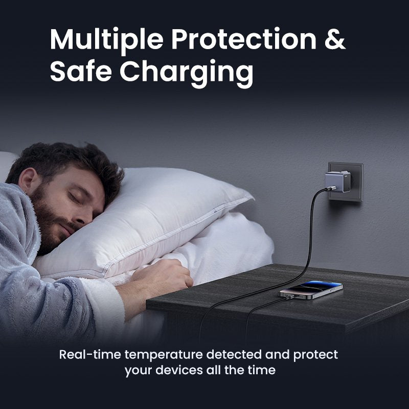 EAN 6941876230419 - Ugreen Nexode S 30W USB-C GaN Fast Charger EU gray Teléfono móvil, Batería portátil, Teléfono Gris Corrie imagen 6