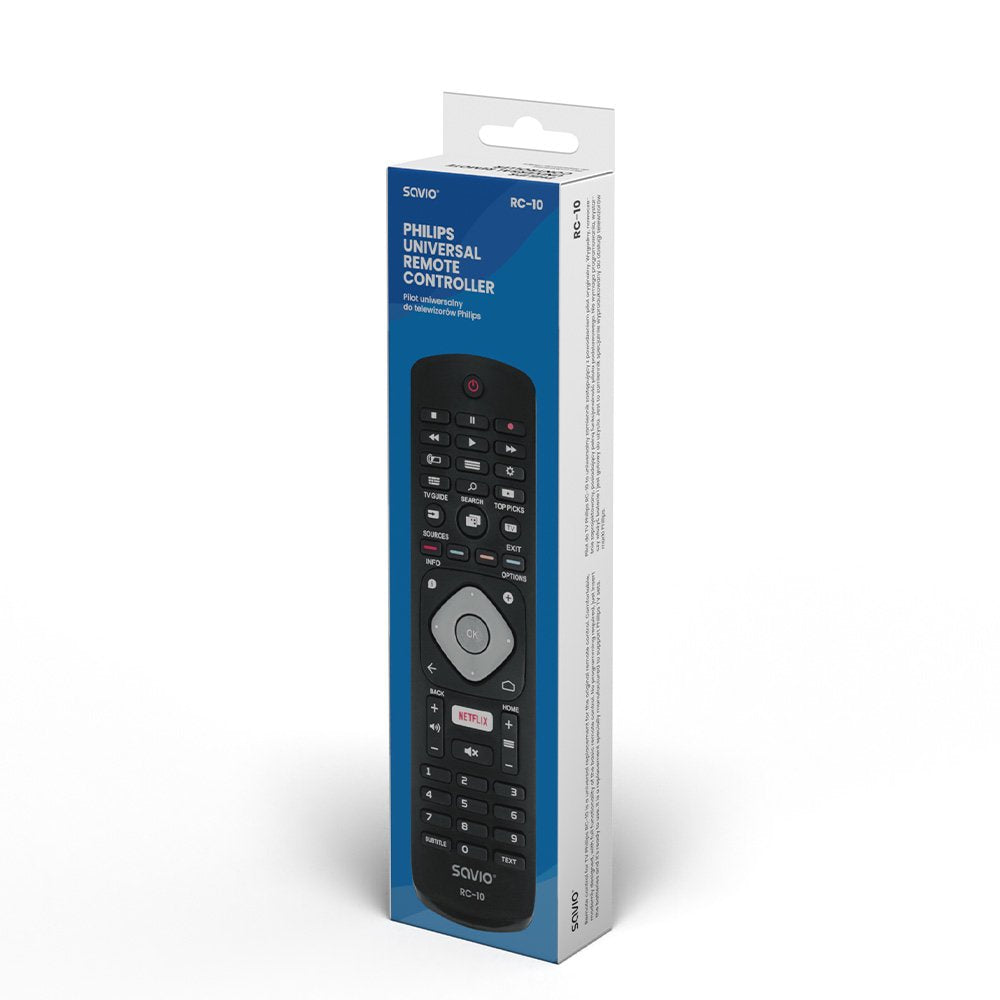 EAN 5901986044468 - Savio RC-10 do TV Philips mando a distancia IR inalámbrico Botones imagen 3