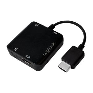 EAN 4052792041736 - LogiLink CV0106 adaptador de cable de vídeo 1,42 m Negro imagen 2