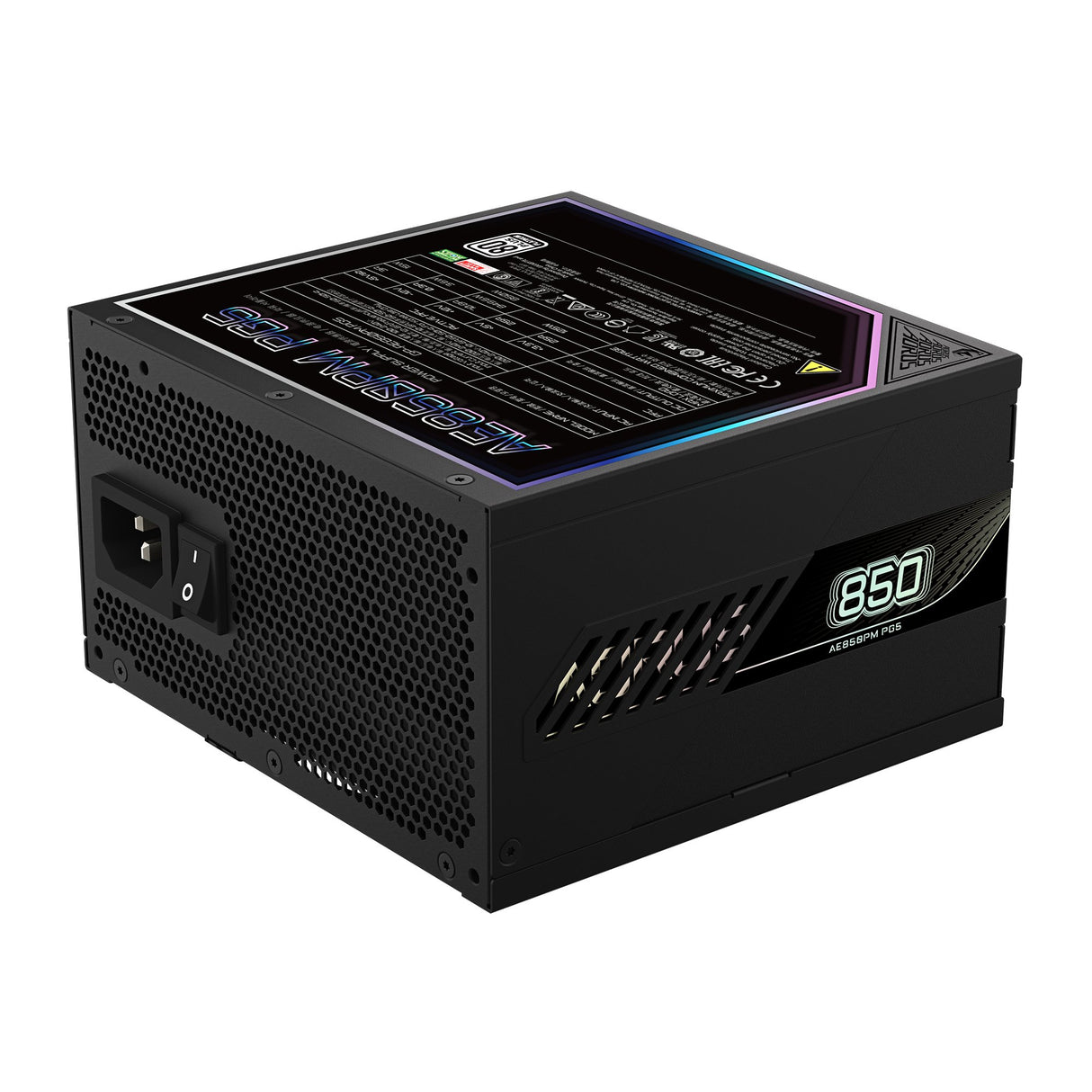 EAN 4719331554262 - GIGABYTE AORUS ELITE P850W unidad de fuente de alimentación 850 W 20+4 pin ATX Negro imagen 6