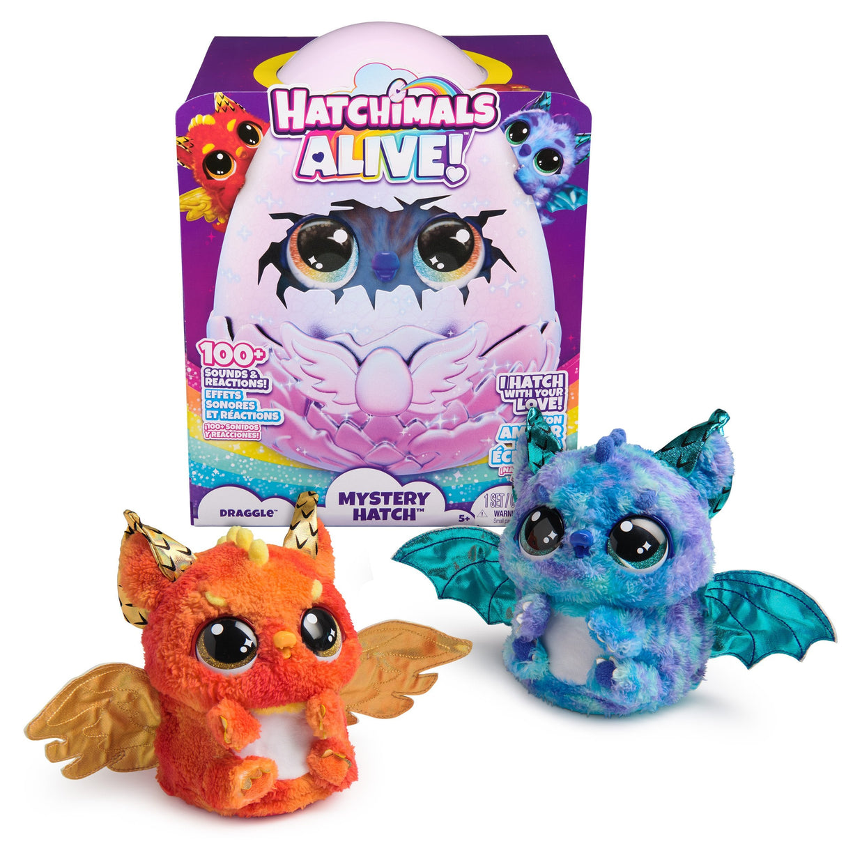 Figura De Juguete Spin Master Hatchimals Alive Mystery Egg Draggle 6069282