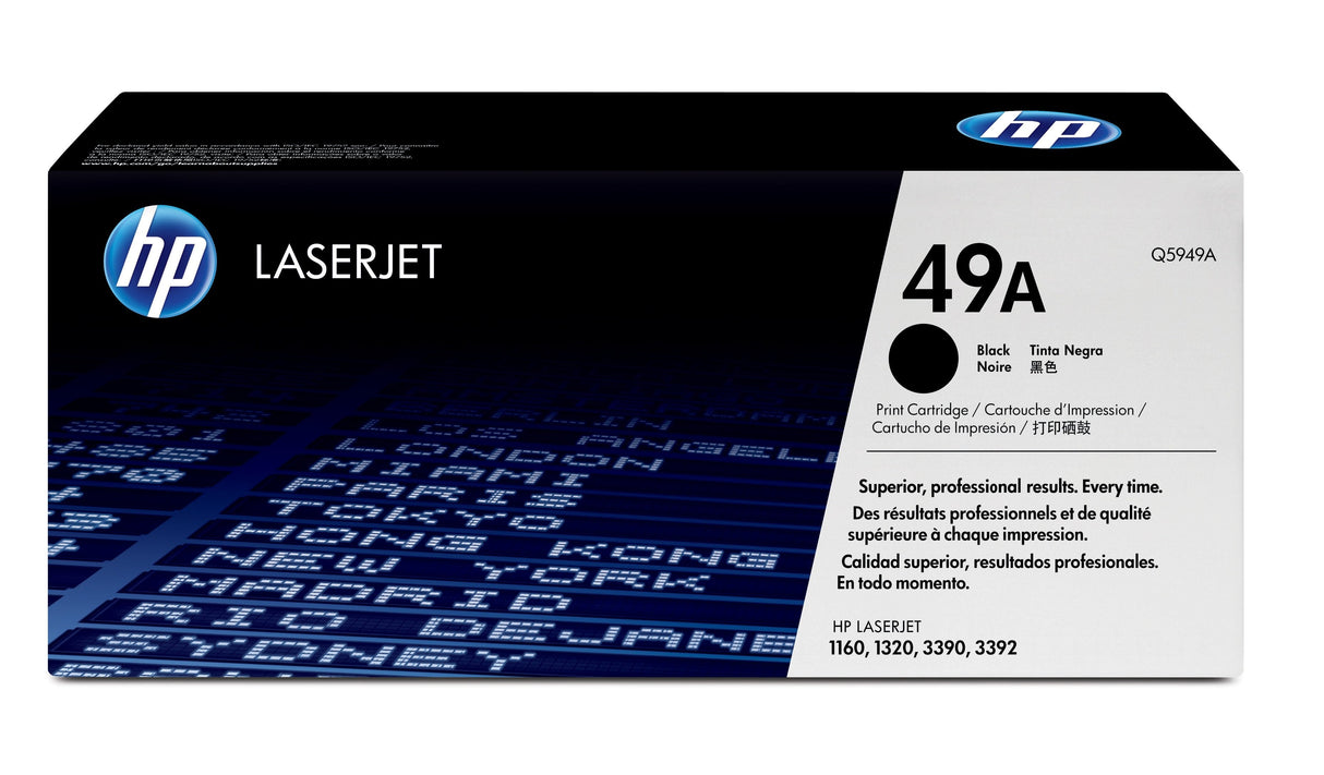 EAN 0829160319551 - HP 49A Black Original LaserJet Toner Cartridge cartucho de tóner 1 pieza(s) imagen 1