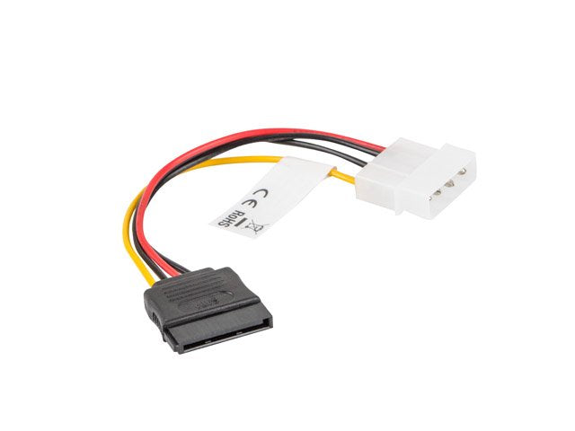 Lanberg Adaptador De Alimentación Ca-Hdsa-10cu-0015 Conectores Molex Macho / Sata Hembra 15 Centímetros