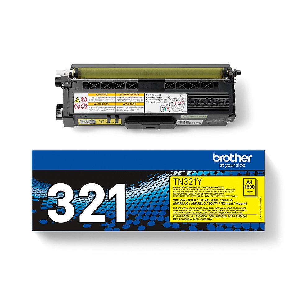 EAN 4977766735001 - Brother TN-321Y cartucho de tóner 1 pieza(s) Original Amarillo imagen 4
