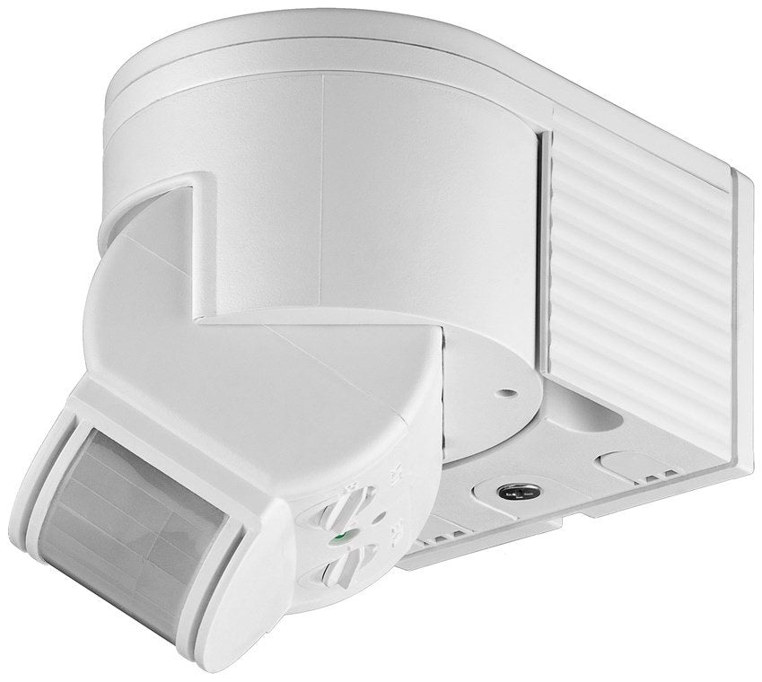 Sensor De Movimiento Pir Exterior Blanco Goobay