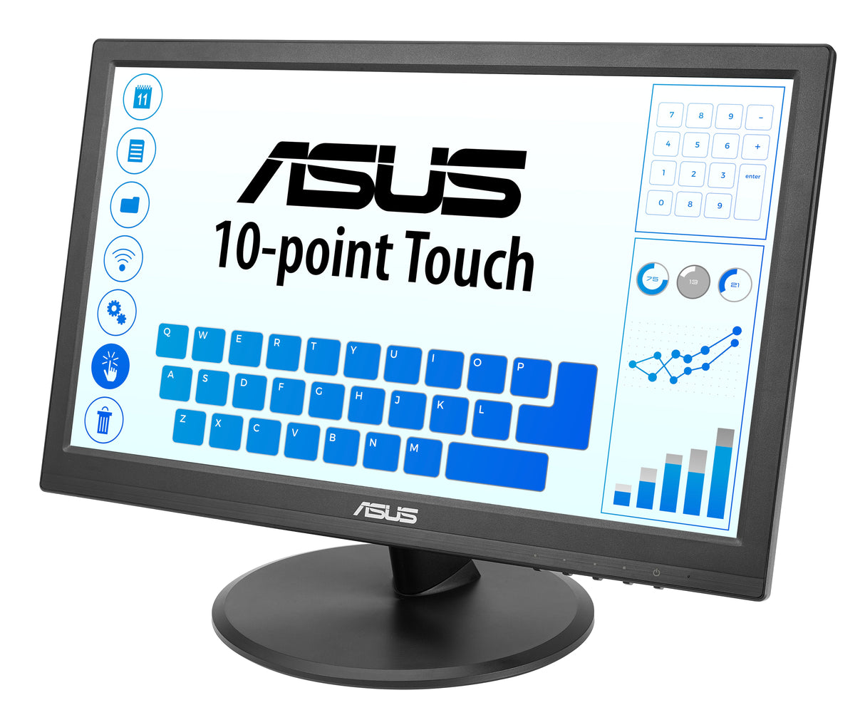 EAN 0197105406087 - ASUS Touch VT169HE pantalla para PC 39,6 cm (15.6") 1920 x 1080 Pixeles Full HD LED Pantalla táctil Mesa imagen 5