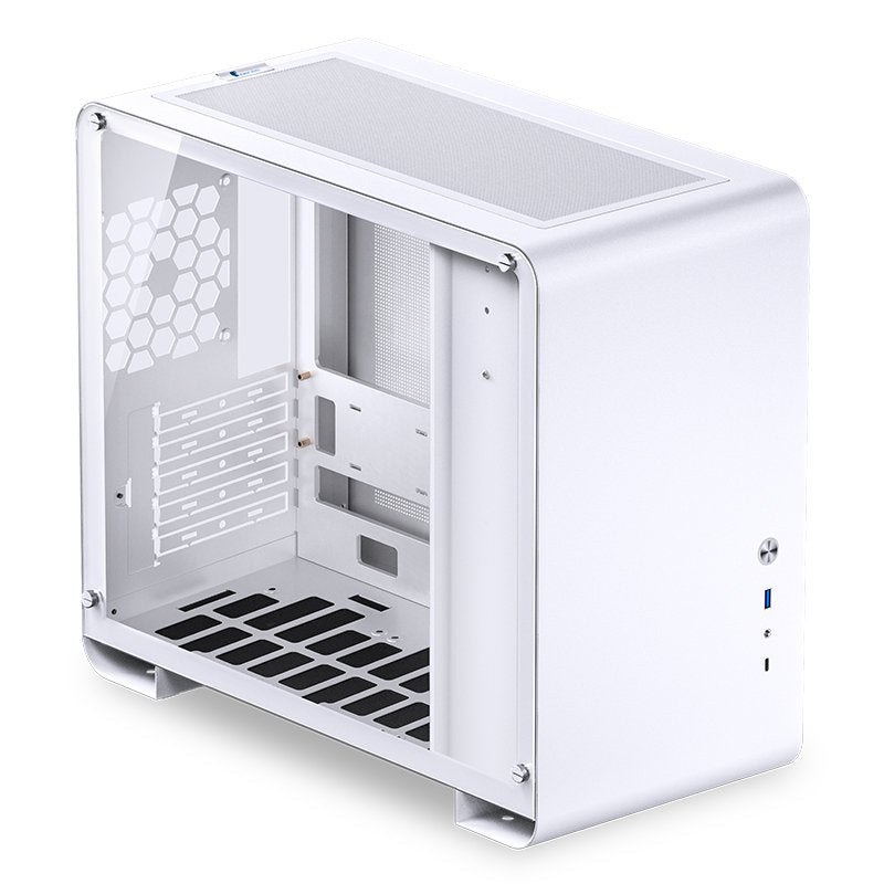Jonsbo U4 Mini Micro-Atx-Carcasa, Tempered Glass - Blanco