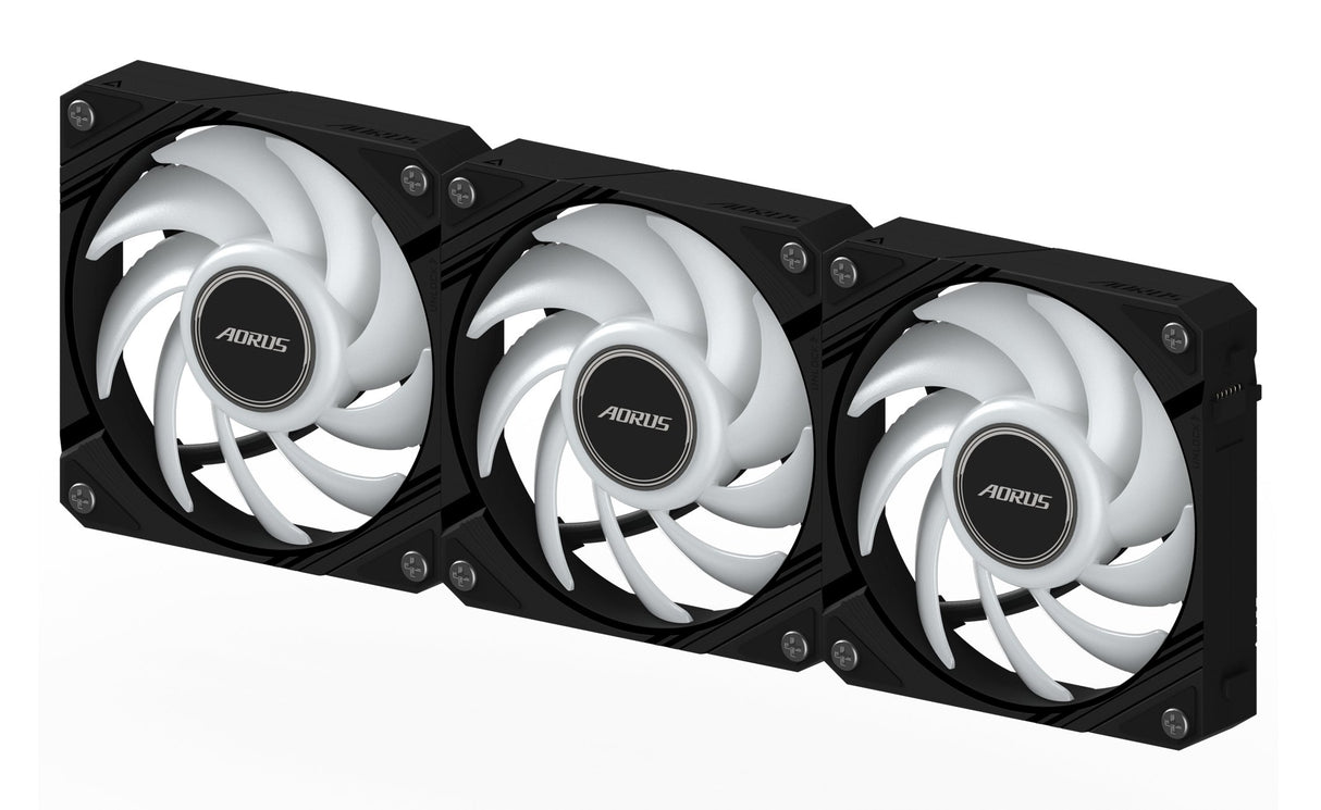 EAN 4719331555191 - GIGABYTE AORUS EZ CHAIN FAN 120 (3-Pack) Placa base Ventilador 12 cm Negro 3 pieza(s) imagen 5