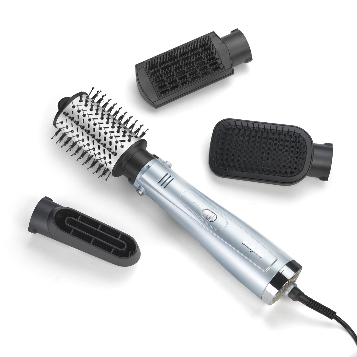 EAN 3030050179880 - BaByliss Hydro-Fusion Hydro Fusion Smooth & Shape Cepillo de aire caliente Caliente Gris, Plata 1000 W 2, imagen 5