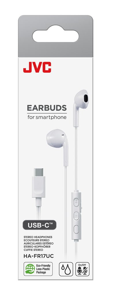 EAN 4975769477614 - JVC HA-FR17UC Auriculares Alámbrico Dentro de oído Llamadas/Música USB Tipo C Blanco imagen 2