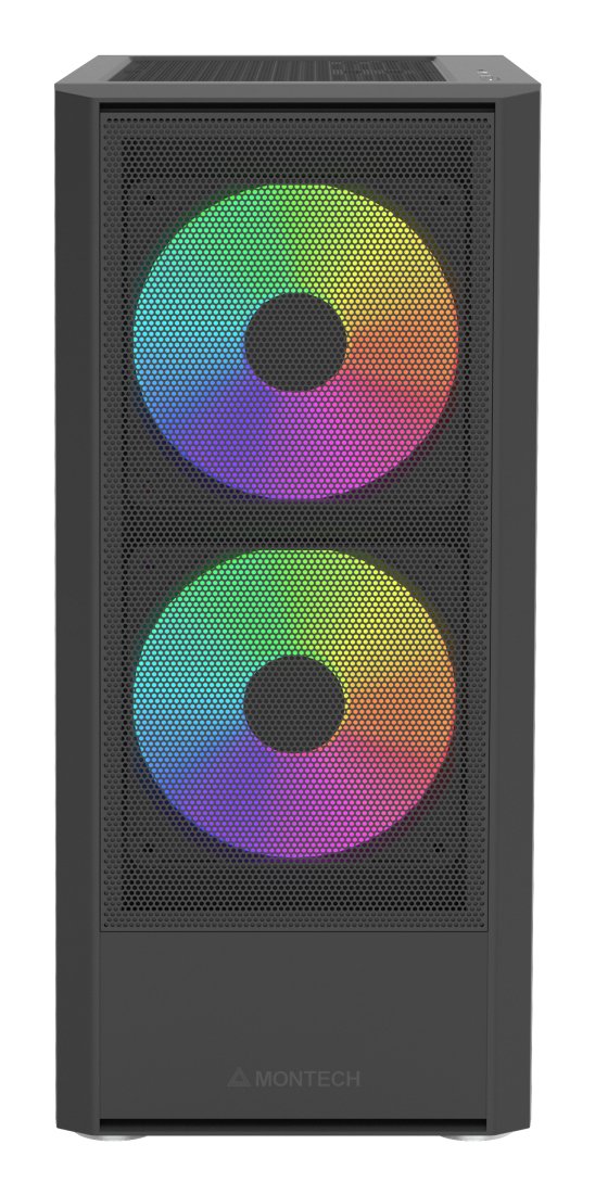 Caja Pc Montech X2 Plus B / X2 Plus Negro Monte-4710562749748