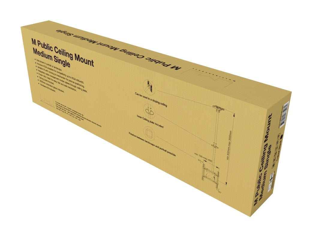 M Public Ceilingmount Medium Single 3000 Multibrackets M