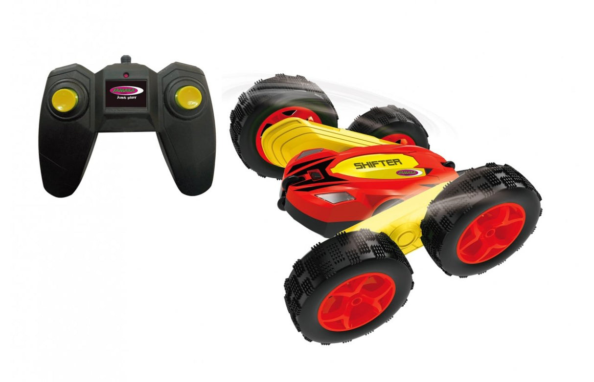Jamara Shifter Stuntcar Modelo Controlado Por Radio Coche De Acrobacias Motor Eléctrico, Radiocontrol Rojo/Amarillo, Coche De Acrobacias, 6 Año(S), 340 G