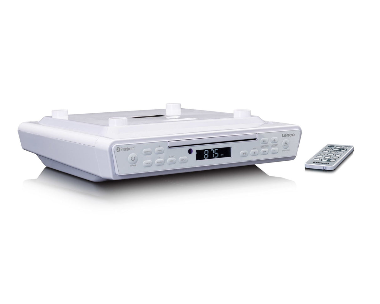 EAN 8711902040842 - Lenco KCR-150 Montado en la pared Digital Blanco imagen 2