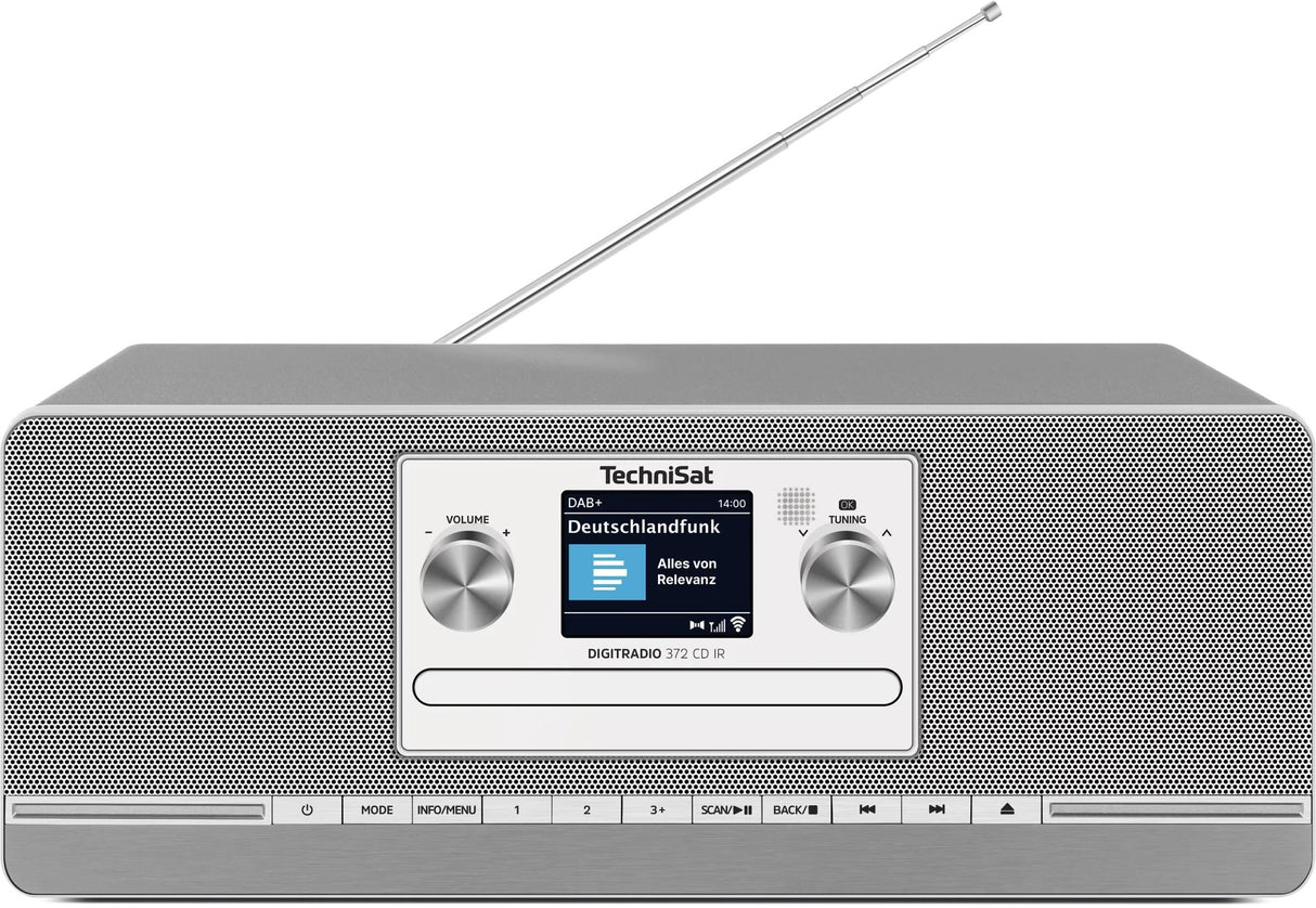 EAN 4019588510227 - TechniSat DIGITRADIO 372 CD IR Internet Analógico y digital Antracita, Plata imagen 2