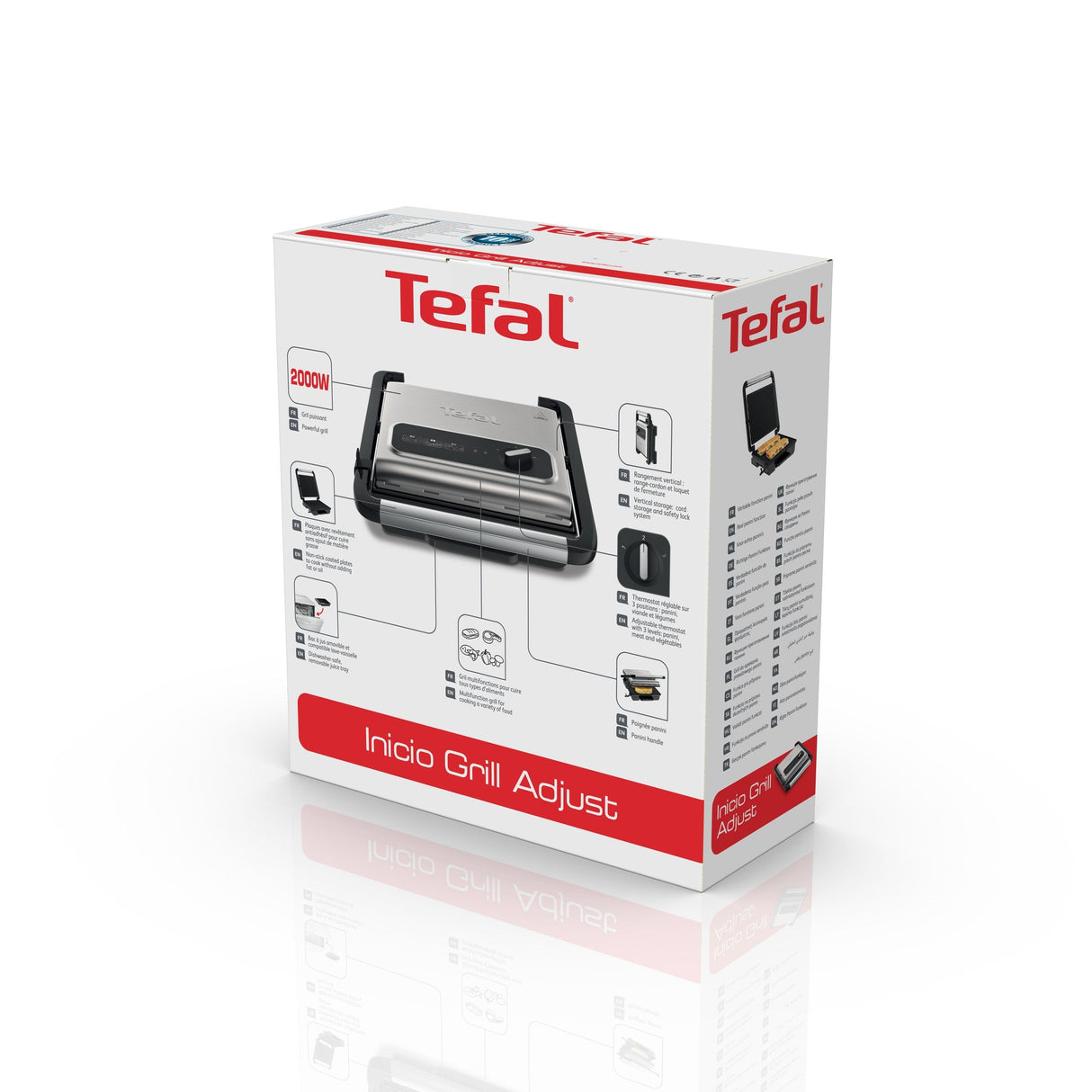 EAN 3016661153358 - Tefal Inicio GC242D parrilla eléctrica de contacto imagen 10