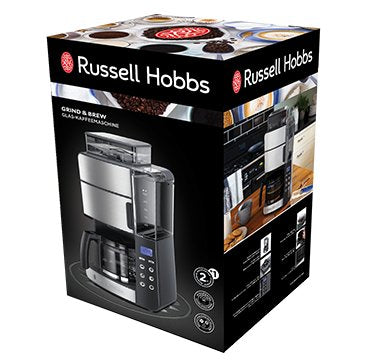 EAN 5038061101775 - Russell Hobbs Grind and Brew Glass Carafe Totalmente automática Cafetera de filtro 1,25 L imagen 2