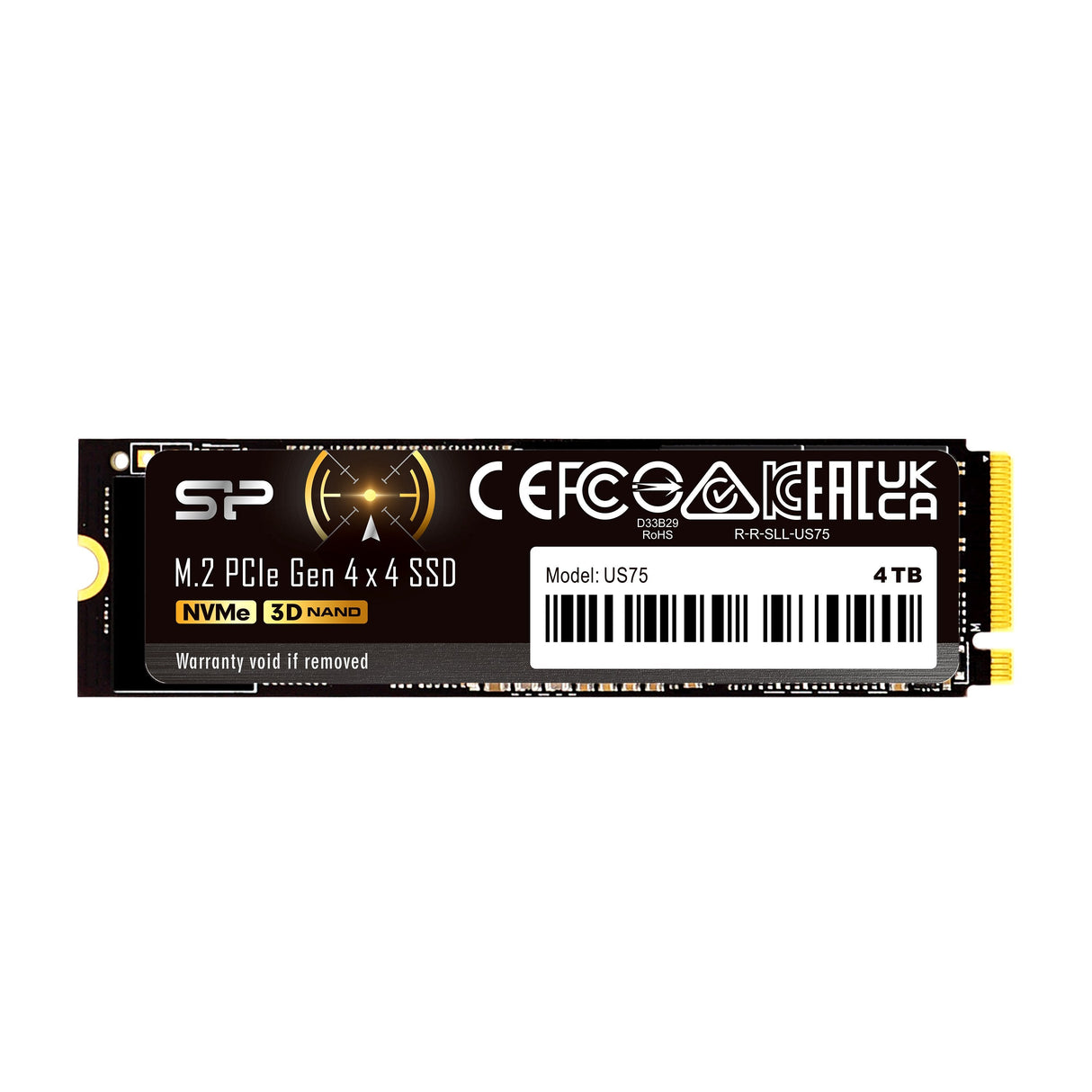 EAN 4713436153825 - Silicon Power US75 4 TB M.2 PCI Express 4.0 NVMe imagen 1