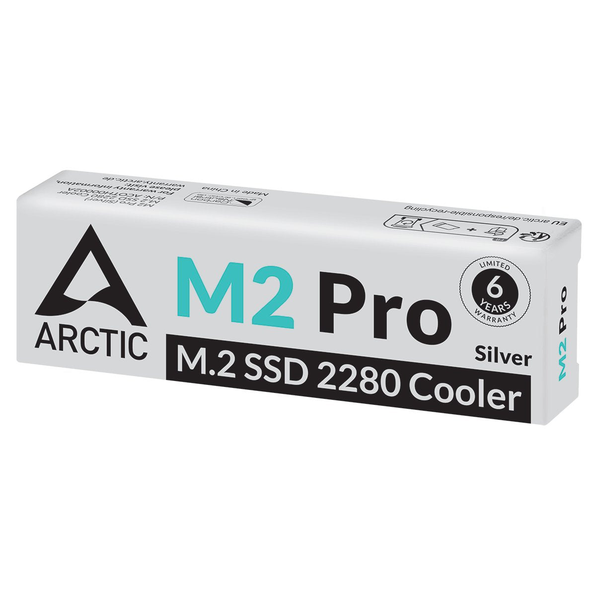 Arctic M2 Pro (Silver) M.2 Nvme Ssd Disipador Térmico/Radiador Plata 1 Pieza(S)
