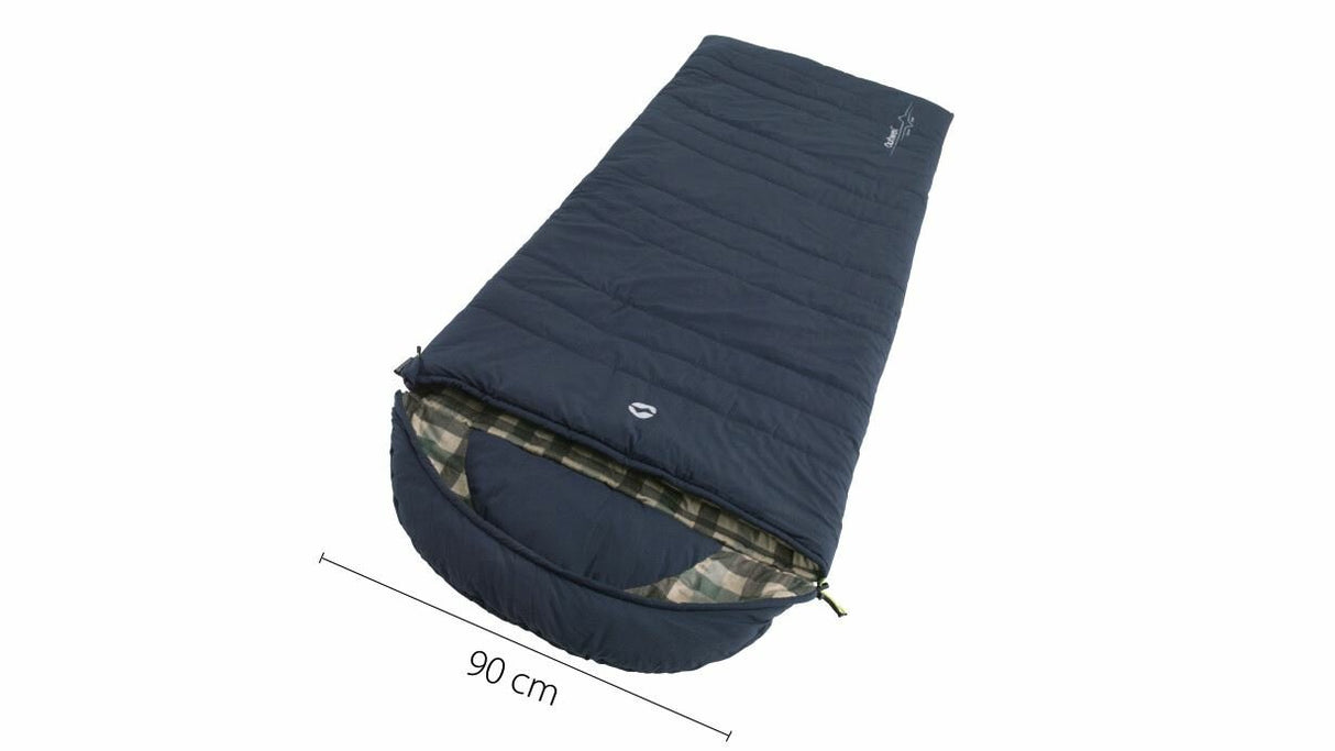 EAN 5709388136664 - Outwell Camper Lux Adulto Saco de dormir semi-rectangular Algodón, Poliéster Azul imagen 3