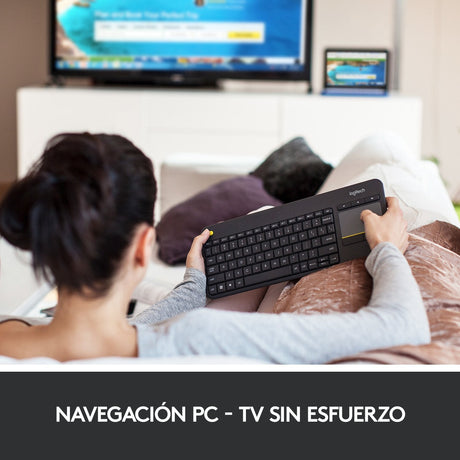 EAN 5099206059351 - Logitech 920-007137 teclado Hogar RF inalámbrico QWERTY Español Negro imagen 6