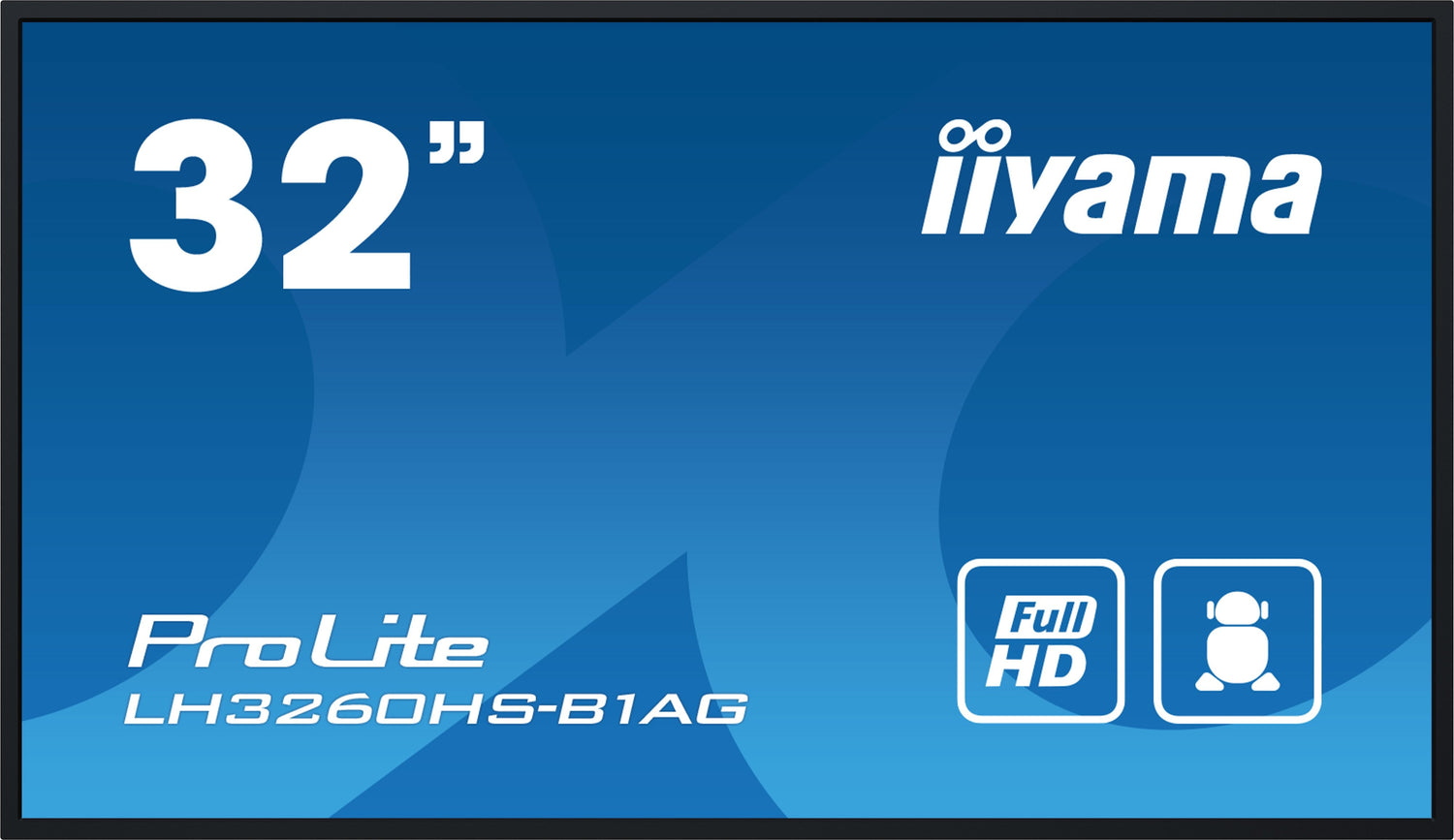 Monitor Iiyama 80.0cm 31,5" Lh3260hs-B1ag 16:9 3xhdmi+2xusb Spk B Retail