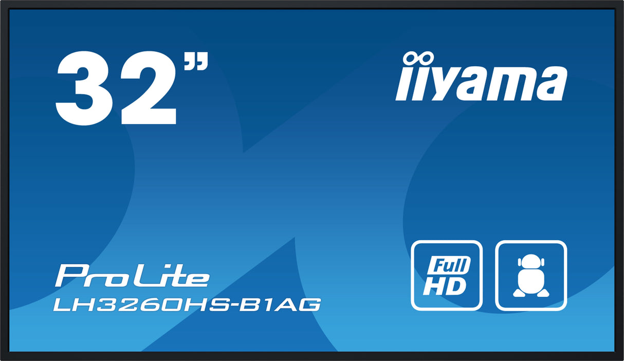 EAN 4948570122288 - iiyama LH3260HS-B1AG pantalla de señalización Pizarra de caballete digital 80 cm (31.5") LED Wifi 500 cd imagen 2
