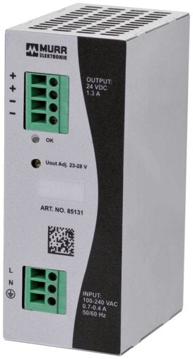 Murr Elektronik Eco-Rail-2 Fuente De Alimentación Conmutada 1-Phasig 85131 - Pc-/Server Fuente De Alimentación - Pc-/Server Fuente De Alimentación