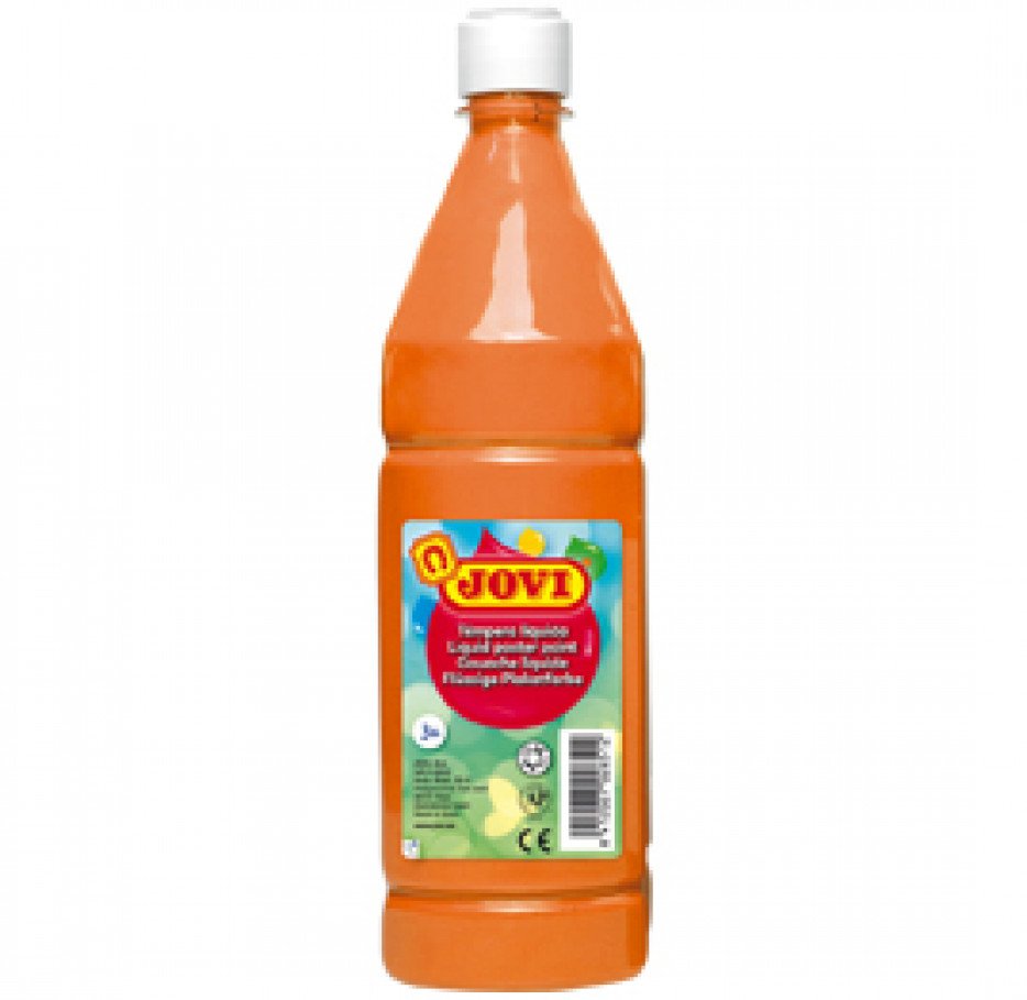 Jovi Témpera Líquida Paint Botella 1000ml Naranja