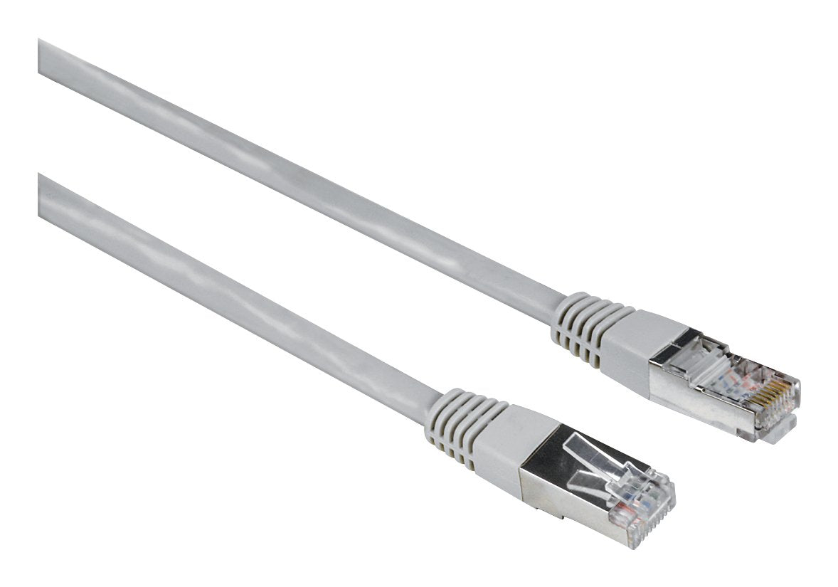 Hama Entry Cable De Red Utp Rj45 Cat-5e - Longitud 1.5m - Velocidad Hasta 1gbps - Blindado - Gris