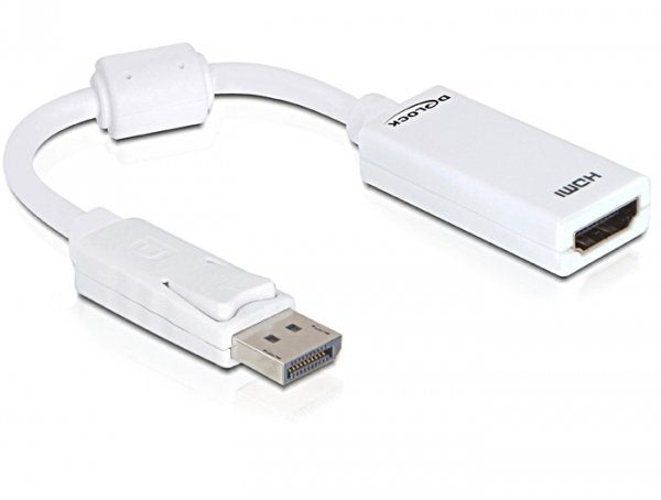 Delock Adaptador Displayport -> Hdmi M/H Blanco