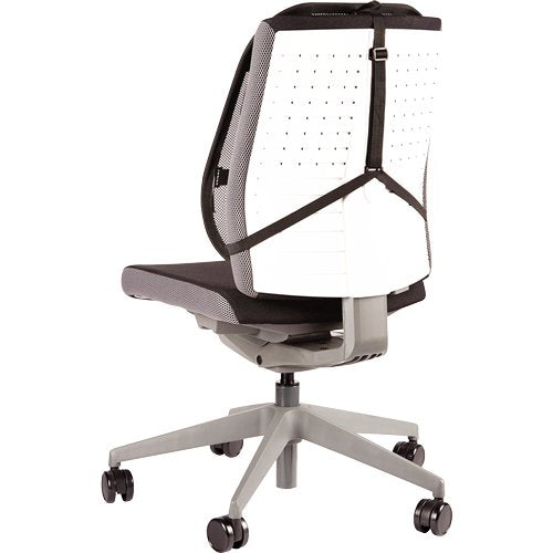 Respaldo Fellowes Mesh Professional Series Suites Cojin Lumbar - Material De Malla - Sistema Triple Tensor - Color Grafito