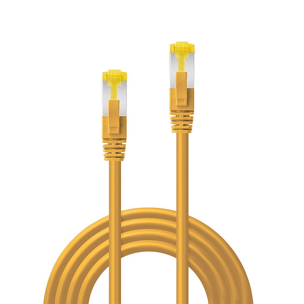 Lindy Cable De Red Cat6a Rj45 S Ftp Cat7 Lszh Cable Amarillo 1m