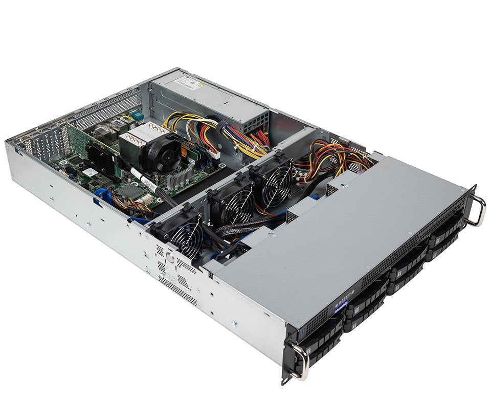 Bluechip Serverline R32317r 2he Rack, Amd Epyc 4124p Procesador / Hasta 5.10 Ghz, Amd B650e, 32 Gb Ddr5, 2 X 960 Gb Ssd, Tpm-Módulo, 2 X Rj45 (1 Gb/S)