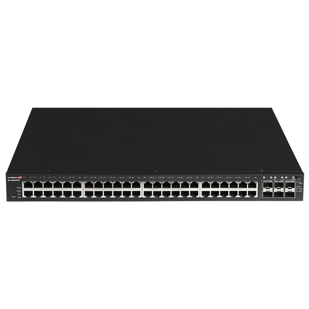 EAN 4717964704498 - Edimax GS-5654PLX switch Gestionado Gigabit Ethernet (10/100/1000) Energía sobre Ethernet (PoE) Negro imagen 1