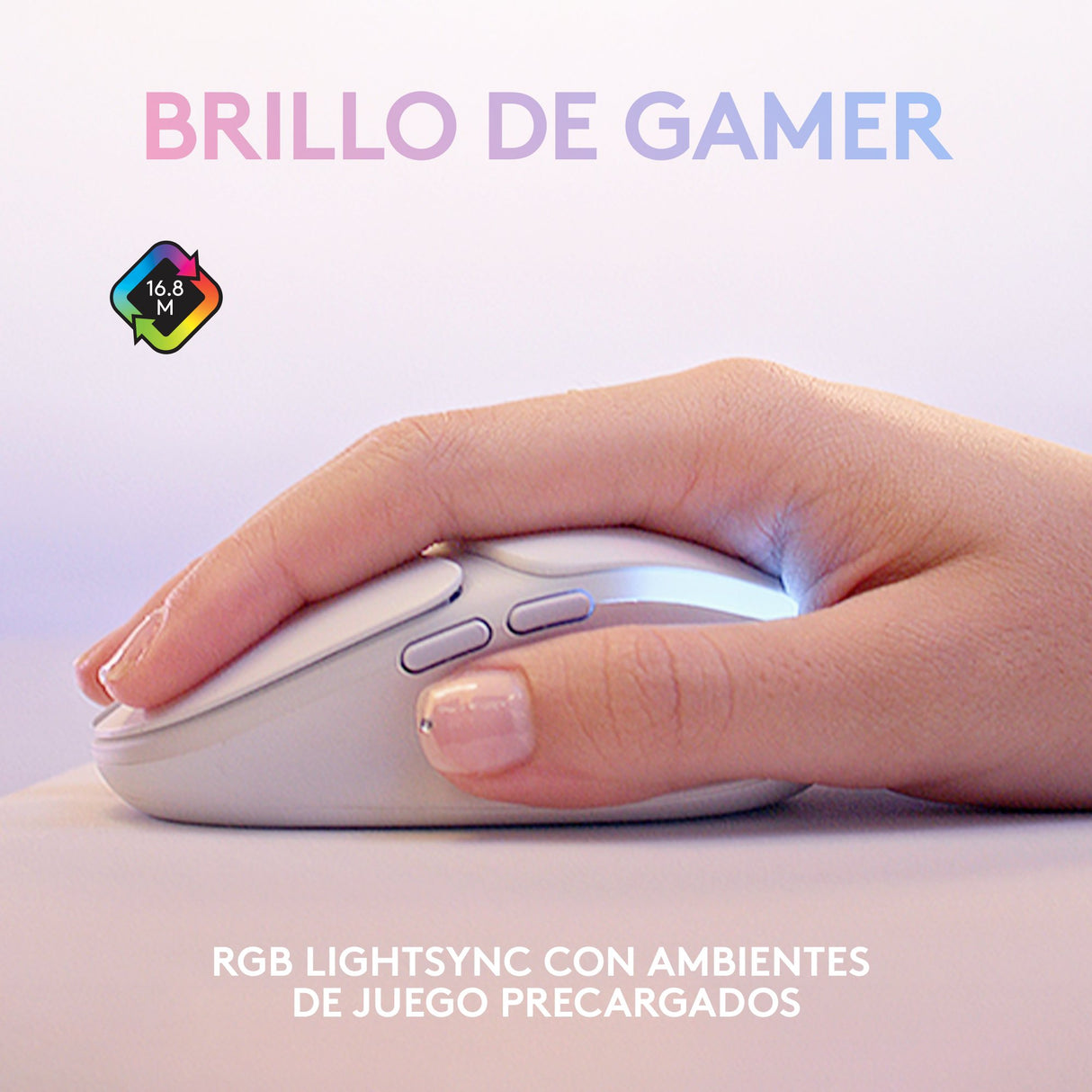 EAN 5099206098244 - Logitech G 910-006368 ratón Juego mano derecha RF Wireless + Bluetooth Óptico 8200 DPI imagen 8
