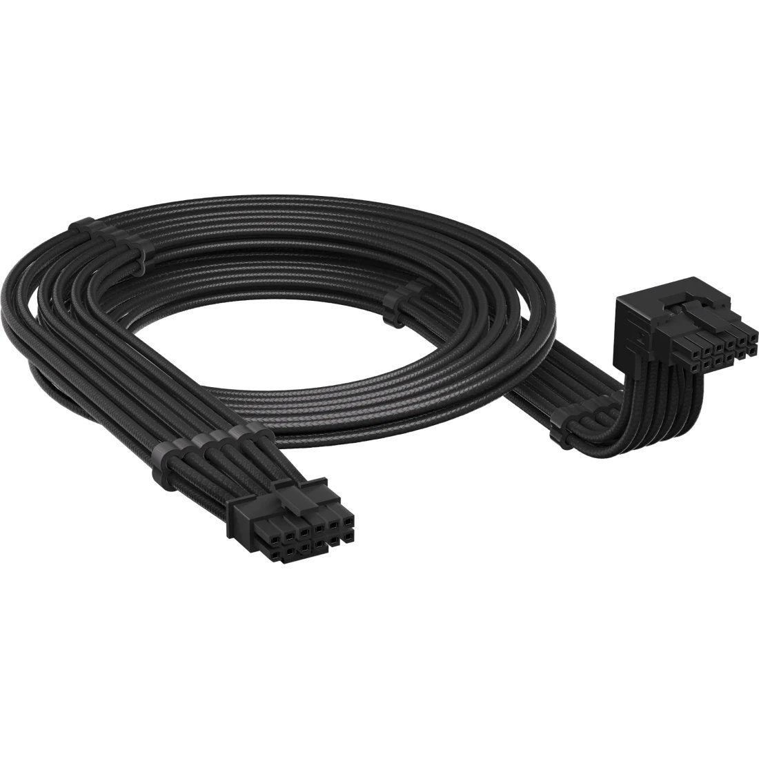Cable De Alimentación Corsair 90° 12v 2x6 Gpu Estilo A Negro, 65 Cm, Pines De Detección Debajo Del Conector De 12 Pines Cp-8920351