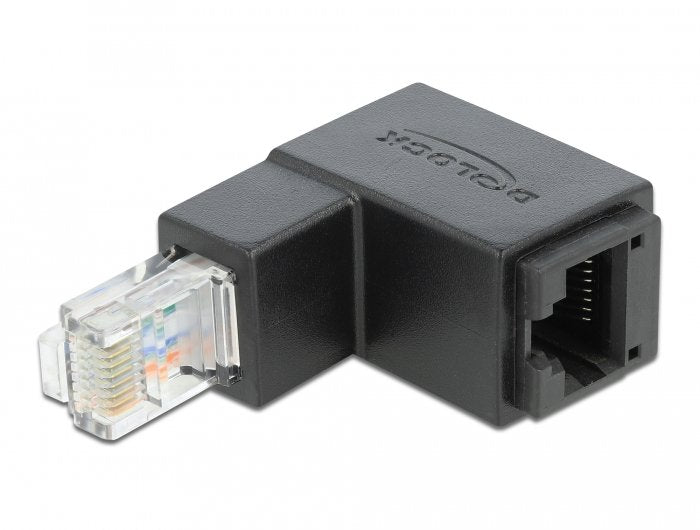 Adaptador Delock Conector Rj45 En Ángulo Hacia Abajo> Conector Rj45 Cat.6 Utp