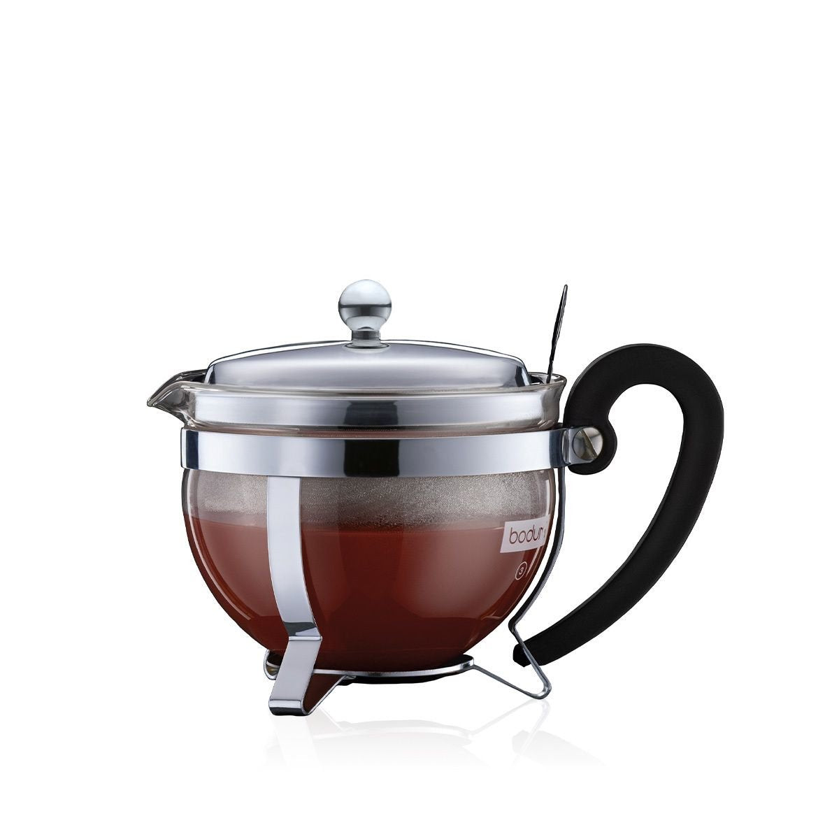 Bodum Teebereiter Chambord 0,5 Liter, Mit Filter, Edelstahl