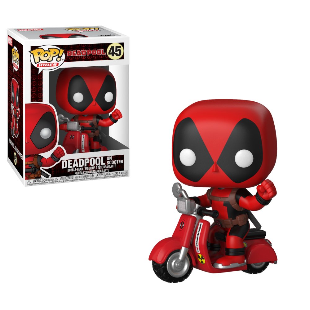 Figura Pop Marvel Deadpool & Scooter